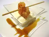 Ricetta Gamberoni allo zenzero e arancia con salsa yogurt