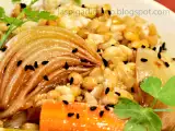 Ricetta Cereali integrali con verdure in agrodolce
