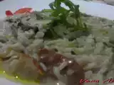 Ricetta Risotto con funghi porcini, rucola e grana
