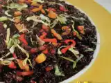 Ricetta Risotto nero ai peperoni