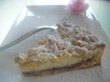 Ricetta Crostata di mandorle con ripieno di ricotta e confettura di lamponi