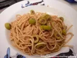 Ricetta Spaghetti alla bottarga e olive