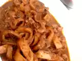 Ricetta Calamari al vino rosso