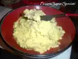 Ricetta Un giallo risotto di funghi pleurotus e pancetta mantecato al mascarpone