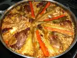 Ricetta Paella di pollo e carciofi