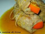 Ricetta Involtini di vitello all'arancia e speck