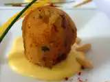 Ricetta Polpettine esotiche in crema di limone; very finger food
