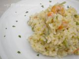 Risotto asparagi e gamberetti