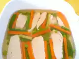 Ricetta Aspic di pollo con verdure