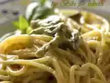 Ricetta Spaghetti agli asparagi e formaggio caprino