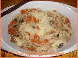 Ricetta Spaghetti cinesi gamberi, funghi e carote.