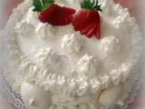 Ricetta Torta con fragole e panna