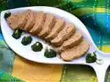 Ricetta Polpettone di tonno al pesto di rucola