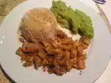 Ricetta Pollo e basmati con salsa guacamole