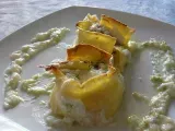 Ricetta Tulipani di pasta fresca agli asparagi e prosciutto cotto