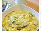 Ricetta Risotto di zucchine e prosciutto allo zafferano