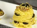 Ricetta Taglierini al pesto di carciofi con limone e olive
