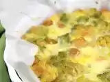 Ricetta Tortino di uova con ceci, cavolo romanesco e salmone