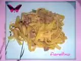 Ricetta Tagliatelle carciofi, salsiccia e panna