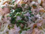 Ricetta Spaghetti panna e salmone al profumo di noce moscata ed erba cipollina
