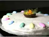 Ricetta La torta di pasqua per bambini: mamma gallina, i pulcini e gli ovetti