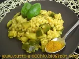 Ricetta Son tornata! - orzotto con zucchine e curry