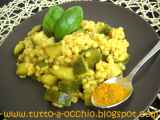 Ricetta Son tornata! - orzotto con zucchine e curry