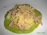 Ricetta Mafalde corte in crema di zucchine con tonno ed origano