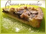 Ricetta Crostata pere e cioccolato