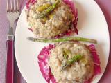 Ricetta Sformatini di orzo perlato, trevigiano e asparagi