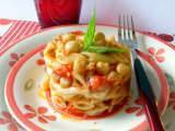 Ricetta Torretta di mezze penne al tonno e ceci per la ricetta degli studenti