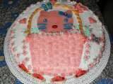 Ricetta Torta Hello Kitty nel cestino. Compleanno Anita