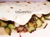 Ricetta Piada zucchine e feta graca...
