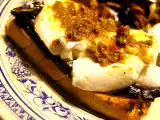 Ricetta Bruschetta con melanzane grigliate, mozzarella di bufala e salsina ai