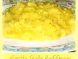 Ricetta Risotto giallo zafferano