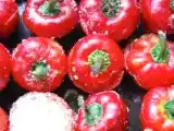Ricetta Peperoni rossi tondi ripieni di carne