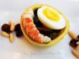 Ricetta Mini quiches con scampi e uova di quaglia