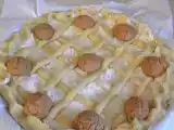 Ricetta Crostata di ricotta con crema di mandorla e amaretti