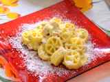 Ricetta Ruote gorgonzola, prosciutto e zafferano