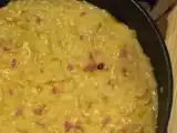 Ricetta Risotto con formaggio morlacco, speck e marmellata ai fichi