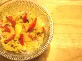 Ricetta Riso con pollo e peperoni allo zafferano