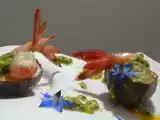 Ricetta Gamberi di sanremo marinati al frutto di passione e vodka