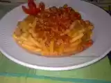 Ricetta Sedanini con salsiccia e peperone