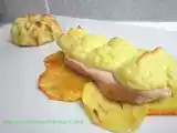 Ricetta Arista di maiale gratinata ai broccoli su letto di patate al timo