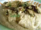 Ricetta Polenta taragna con puzzone di moena e funghi porcini