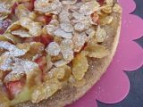 Ricetta Crostata crema fragole e corn flakes