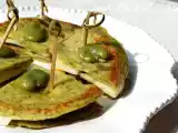 Ricetta Pancakes di fave con scamorza e zucchine