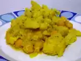Ricetta Ceci e cavolfiore in crema di patate