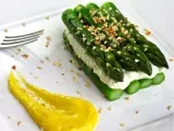 Ricetta Sandwich di asparagi e ricotta con zabaione al parmigiano