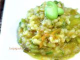 Ricetta Risotto fave e fiori di zucca